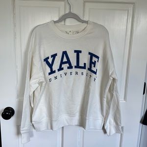 H and M Yale crewneck